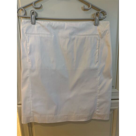 Jil Sander Women's Ivory Knee Length Pencil Skirt Size M Business - Picture 2 of 3